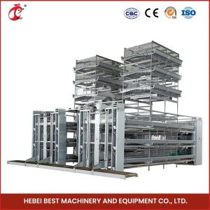 Quality Bird Friendly Galvanized Steel Cage System For Layer Farming Rose wholesale