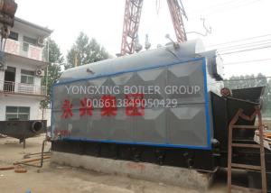Quality Large Stove Sawdust Fired Boilers / Wood Pellet Fired Steam Boiler 6000Kg Steam Output wholesale