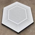 462x462x462x462x462x462 Perforated Aluminum Metal Ceiling Hexagonal Ceiling Tile