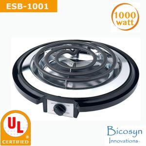 Quality 750/1000 Watt Cheap Single Buffet Burner Electric Hot Plate, Black, UL, Camping,School,Outdoor Stove wholesale