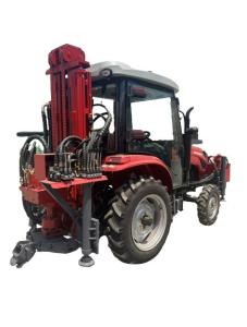 Quality 2000mm Feed Stroke Borehole Drilling Machine With 260m Depth Hydraulic Trailer Mounted Water Well Drilling Rig wholesale
