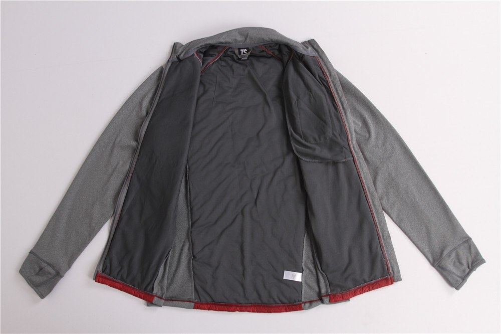 Custom Logo Ployester Mens Softshell Running Jacket With Seamtape