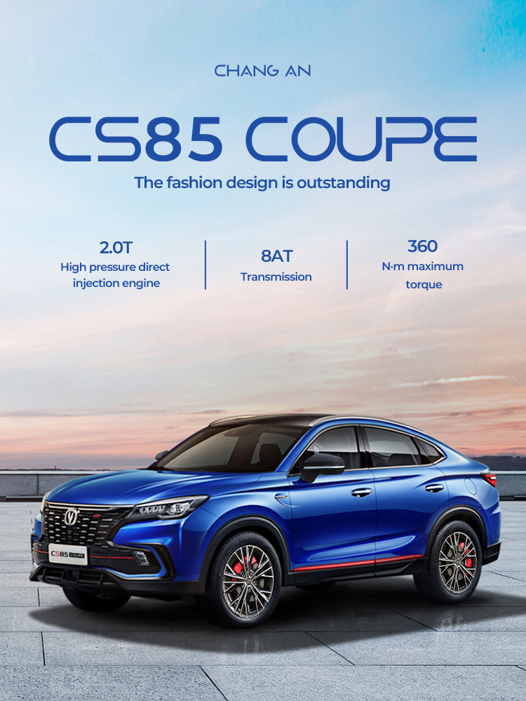 2024 Changan Cs85 Cs55 Cs95 1.5T 2.0T Automatic Petrol 5 Seats SUV Car with R19 Tire Size and FWD Drive