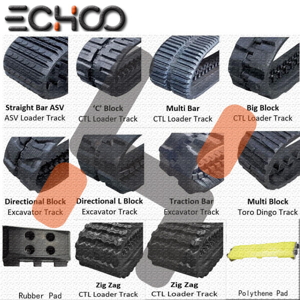 450*86*58 Rubber Track Fro Kubota SVL95 SVL90 SVL95-2 Track Block