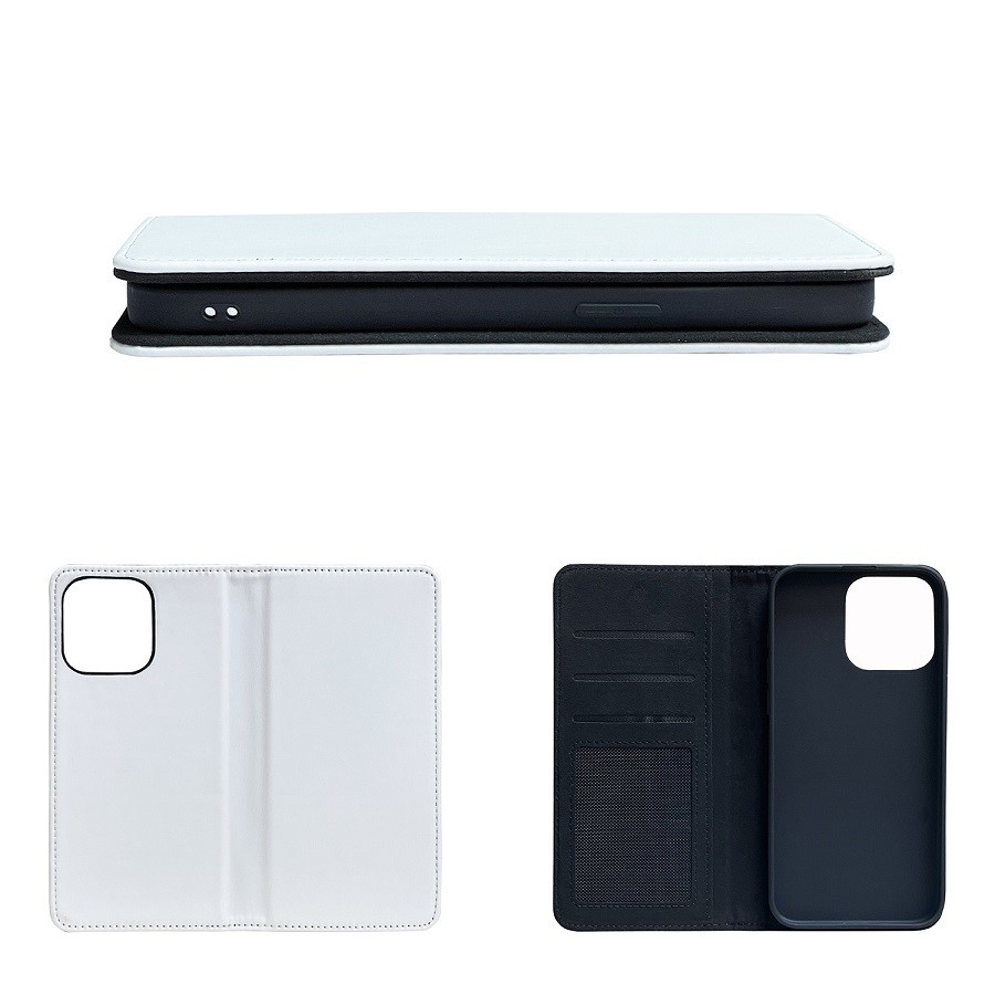 Double Sided Sublimation Flip Pu Leather Phone Cases For Iphone 15 16 14 13