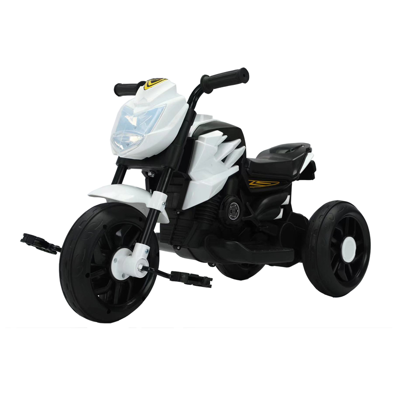Gender-Neutral Blue Kids Ride On Three Wheel Motorcycle with Pedal and Best Motorized Cars