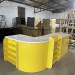 Heavy Duty Supermarket Checkout Counter Cash Register For Grocery Store