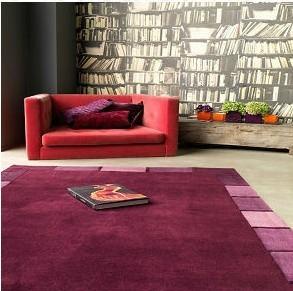 Quality Modern Handtufted Acrylic Carpet Floor Area Rug Cotton Backing wholesale