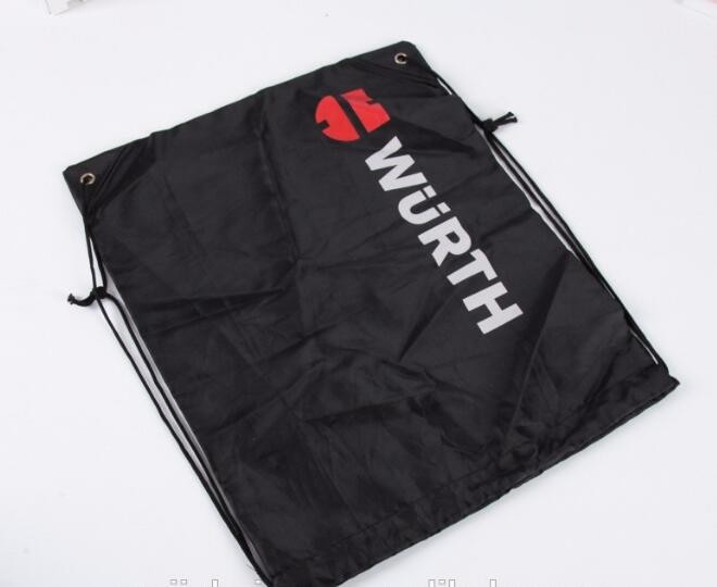Recycled Foldable Nylon Polyester Tote Bag with logos polyester shopping bag Custom advertising handle non woven bag PAC