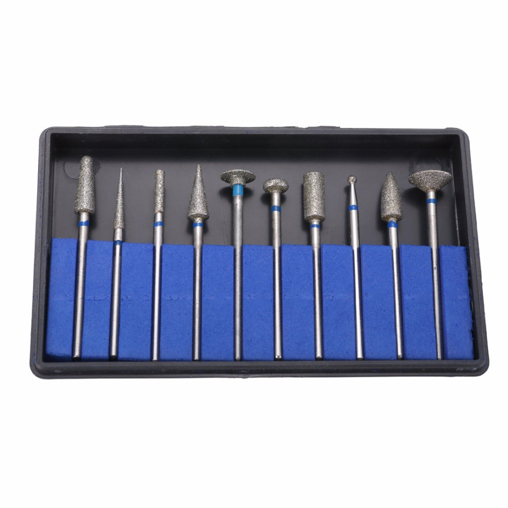 Carbide HP Tungsten Dental Abrasive Lab Polishing Steel Burs 10pcs / Box