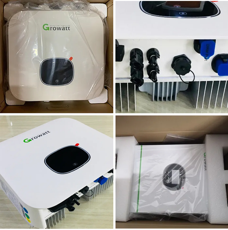 375/350/160mm Growatt MIN 2500-6000TL-X On-grid Solar Panel Inverter for Solar System