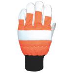 Class 0 cut resistant Leather Chainsaw Gloves / Chainsaw Protective Gloves