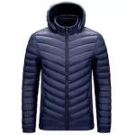 knitted clothin Reversible Goose Down Jacket Mens Puffer Jacket Motorcycle