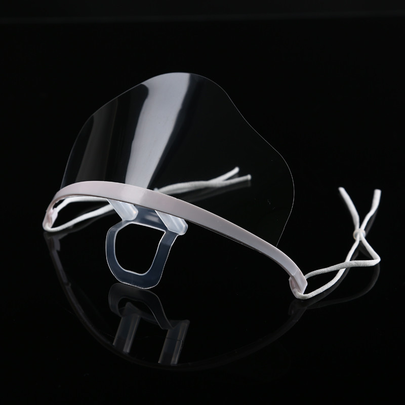 Flat Anti Fog Clear Plastic Mouth Cover For Catering