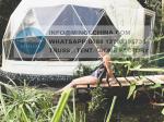 Ready To Ship 5m Geodesic Dome Winter Igloo Glamping Dome House