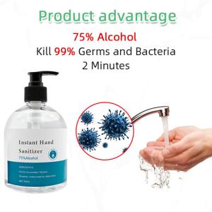 Quality Antiseptic Alcohol Waterless Hand Sanitizer Anti Bacterial Long Lasting Protection wholesale