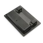 Electrical Cabinet Door Pull Handles Zinc Die Casting Material Spray Coating