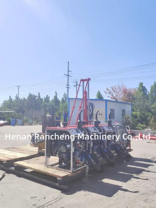 100-240RPM Winch Rated Rotary Speed Small Core Drilling Rig Portable Core Drilling Equipment For Intensity Drilling