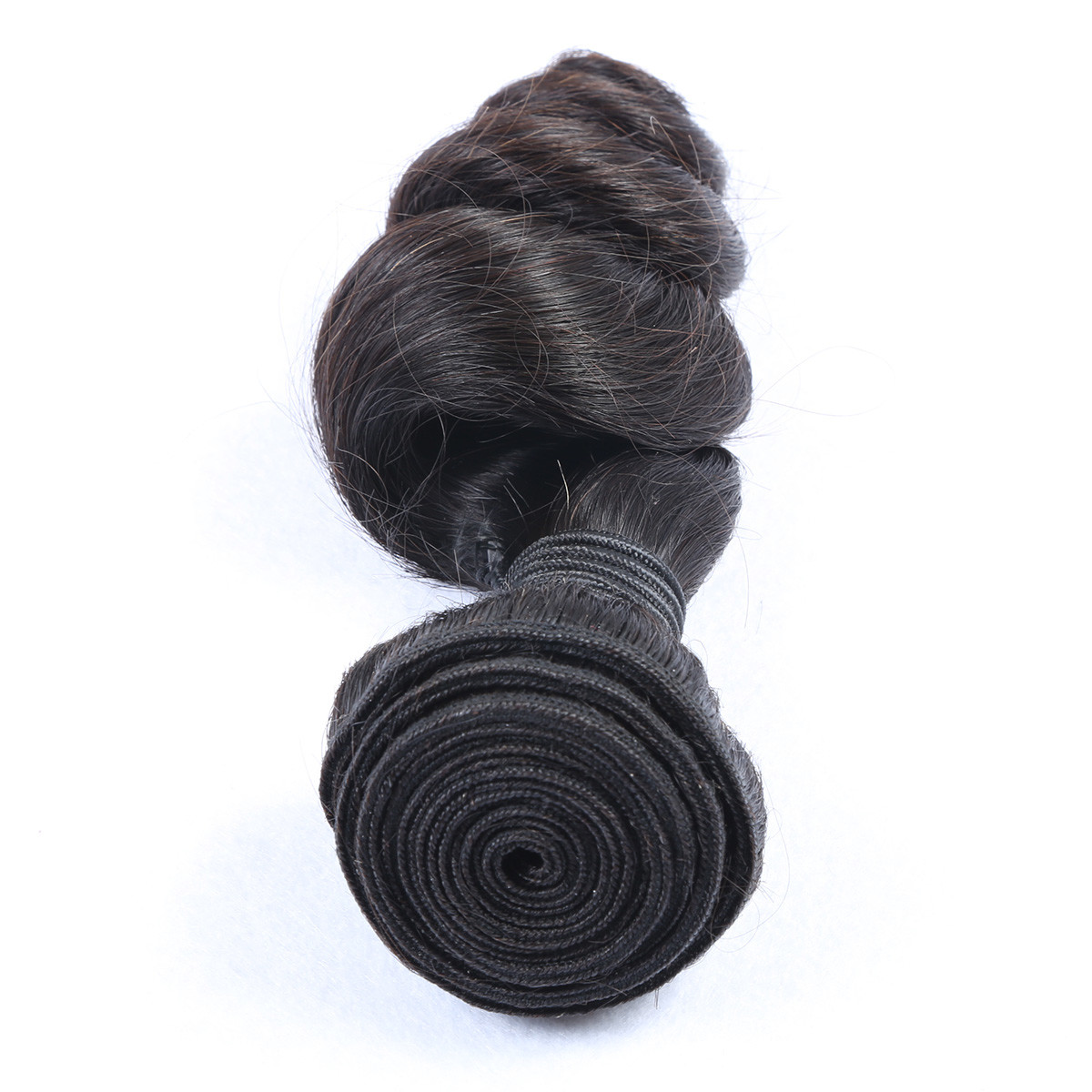 Virgin brazilian unprocessed wholesale Loose wave popular hair weft natural black