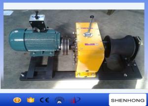 Quality Heavy Duty Electric Cable Pulling Winch 8 Ton 5.5KW Rated Load Two Brake Installment wholesale