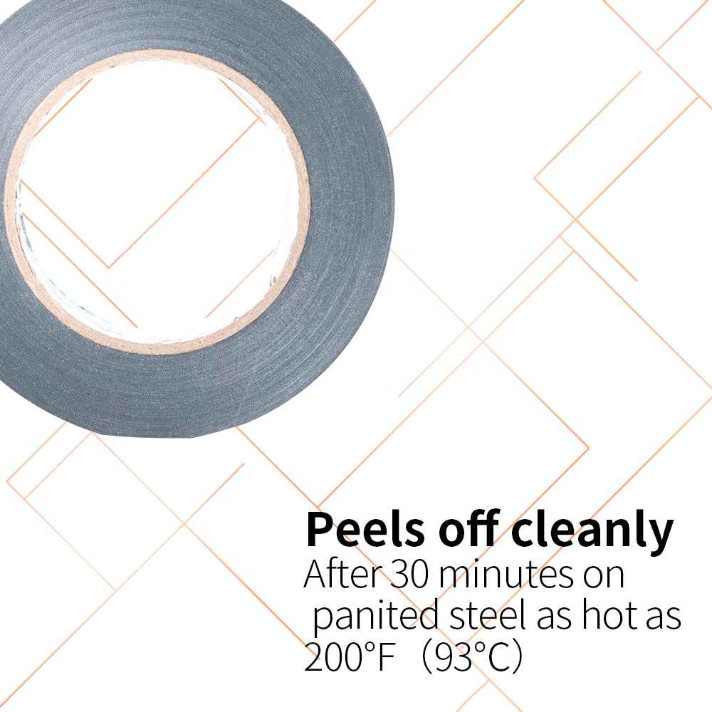 Industrial Cloth Duct Tape 50mx50mm Vinyl Duct Tape Silver For Heavy Duty Applications