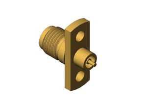 Quality 2.92mm Female Jack Millimeter Wave RF Bulkhead Connector wholesale