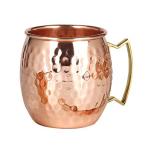 16oz Moscow Mule Mugs Bar Tool Set Hammered Copper Mugs With Stainless Steel