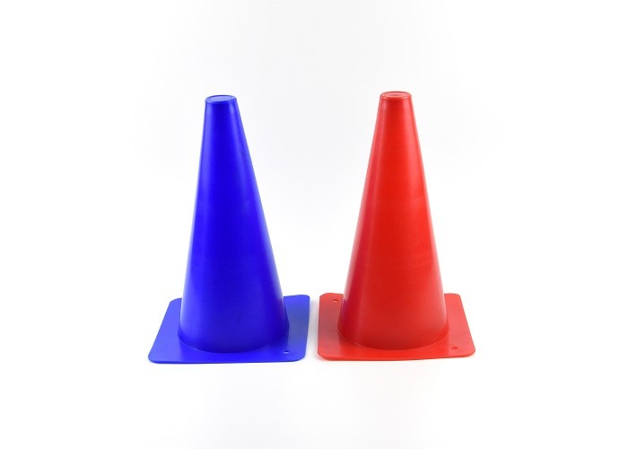 Round Plastic Road Cones Colorful Multi - Purpose For Racetracks / School