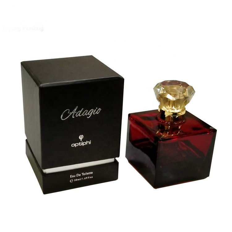 1200gsm Cardboard Cosmetic Packaging For 50ml Perfume Packaging Bottle