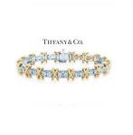 ODM Yellow Diamond Cubic Zirconia Bracelet Silver Sterling 925