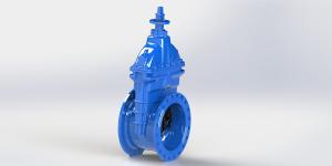 Quality Resilient Seated Soft Sealing Gate Valve EN1074-2 Abrasion Resistance wholesale