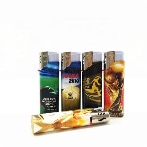 Quality Customized Windproof Cigarette Lighter Football Wrapping Paper And Customized wholesale