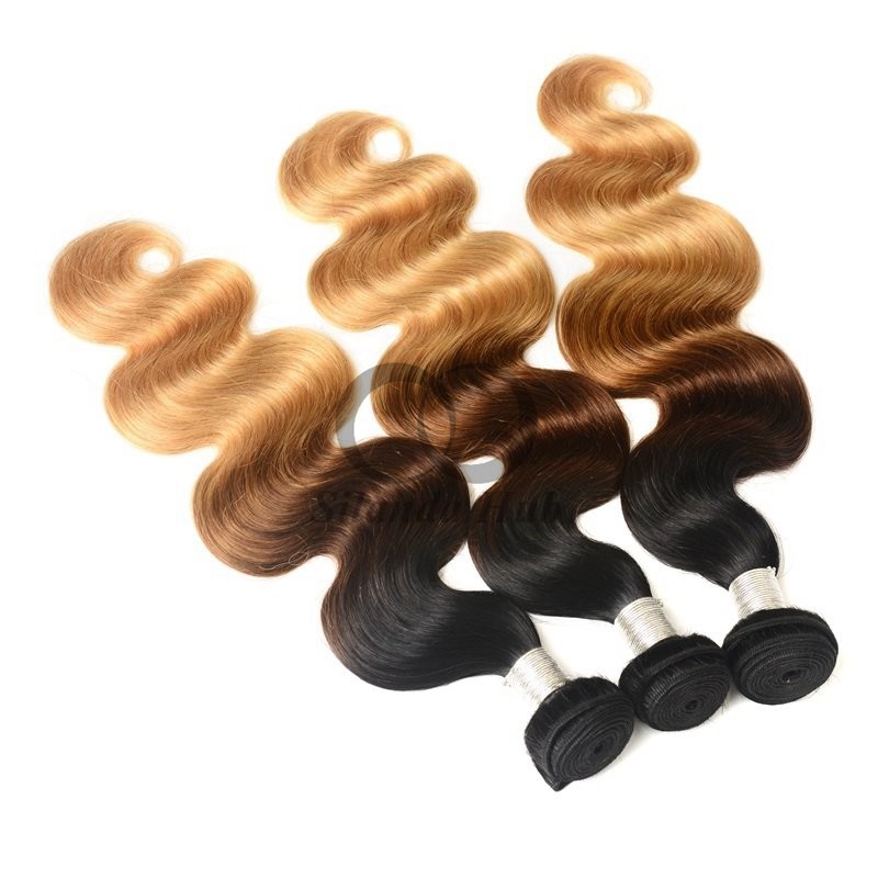 #T1B/4/27 Body Wave Remy Human Hair Bundles Sew In Weave Bundles Brazilian Bundle Deals