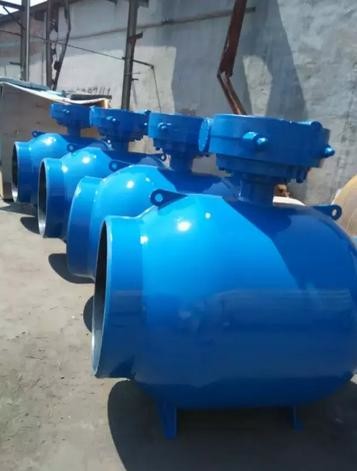 Gear Worm Full Welding Ball Valve with DN150 PN16 Stainless Steel Material