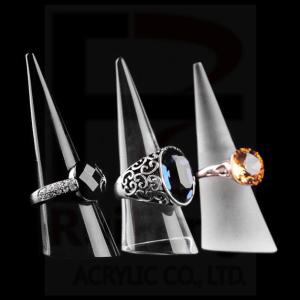 Quality Elegant finger ring display cone, display holder for finger ring, frosted Ring display Stands wholesale