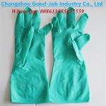 18mil Thickened Nitrile Heavy Duty Industry Protective Work Gloves Flocking