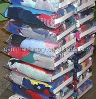 Fully Automatic 7.5kw Hydraulic Weighing Used Clothes Rags Baling Machine Bagging Machine