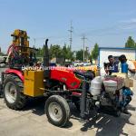 Tractor Mounted Big Water Borehole Drill Rig Able To Drill 300m Depth