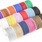 DIY Craft 2 Braided Rope 5mm Black Double Braided Nylon Rope
