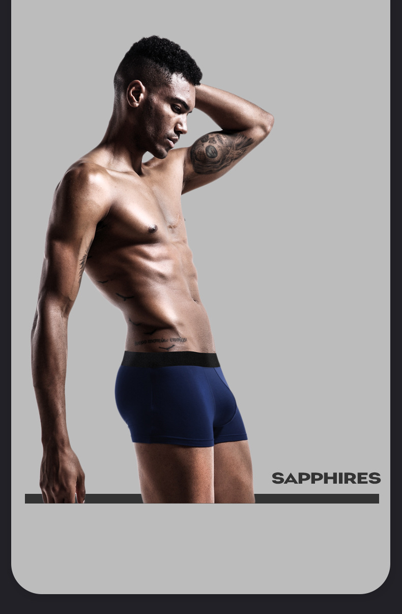 Four Gift Boxer Set Mens Boxer Briefs Breathable Comfortable Custom Underwear