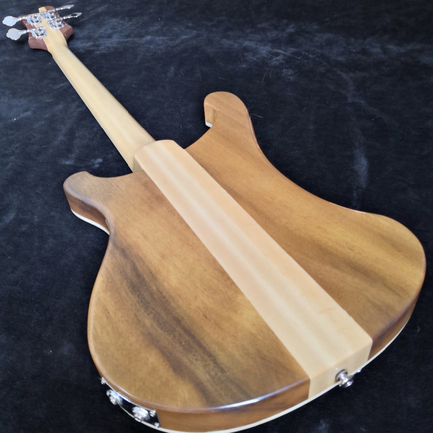 4003W Natural Walnut Bass RARE TRANSLUCENT WALNUT vintage Electric Bass Guitar Neck Thru Body One PC Neck & Body