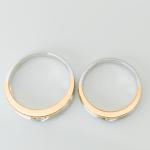 Spcial Design Men18 Women12 Gold Engagement Couple Rings