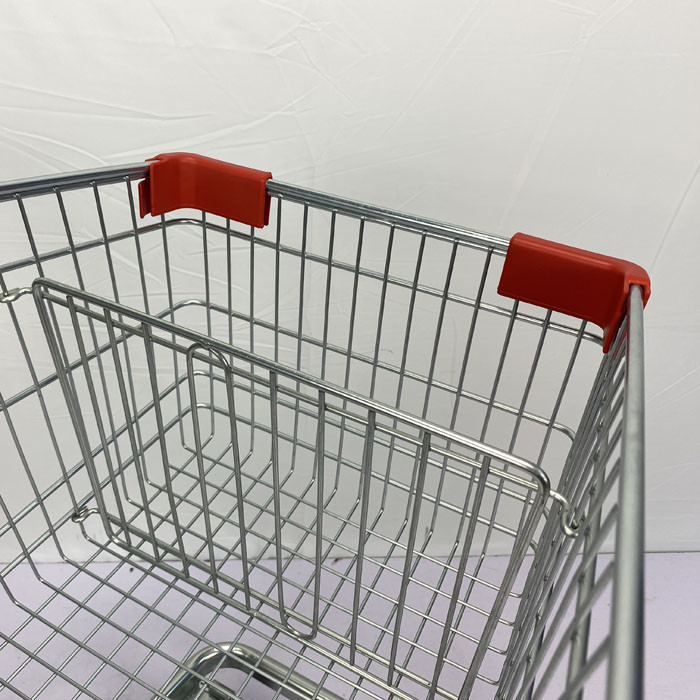 German Style Large Capacity Supermarket Metal Cart Carrying Heavy High Quality Wholesale