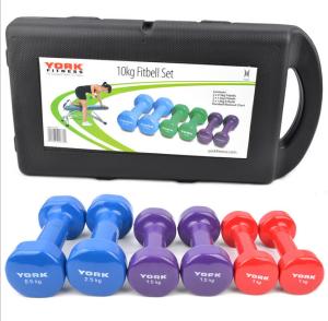 Quality neoprene coating women children fitness dumbbell set 9kg 10kg for sale wholesale
