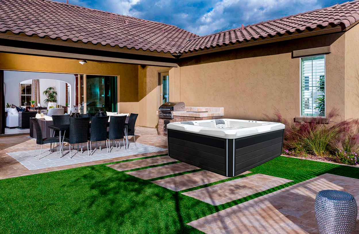 M-361D American Aristech Acrylic Outdoor Whirlpool Spa Tub Jacuzzzi for 4 Persons