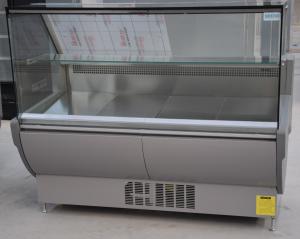 Quality Straight Glass Deli Display Fridge With Plug In Compressor wholesale