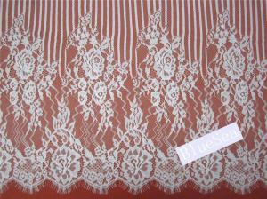 Quality Green Environmental Protection Eyelash Lace Fabric for Wedding Dress wholesale