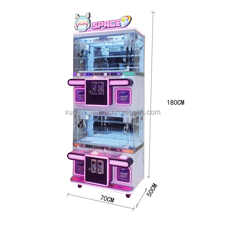 Customized Four Player Electric Games Arcade Claw Crane Machine for Amusement Game Center