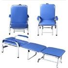 Retractable Foldable Adjustable Hospital Clinic Escort Chair With Steel Spray
