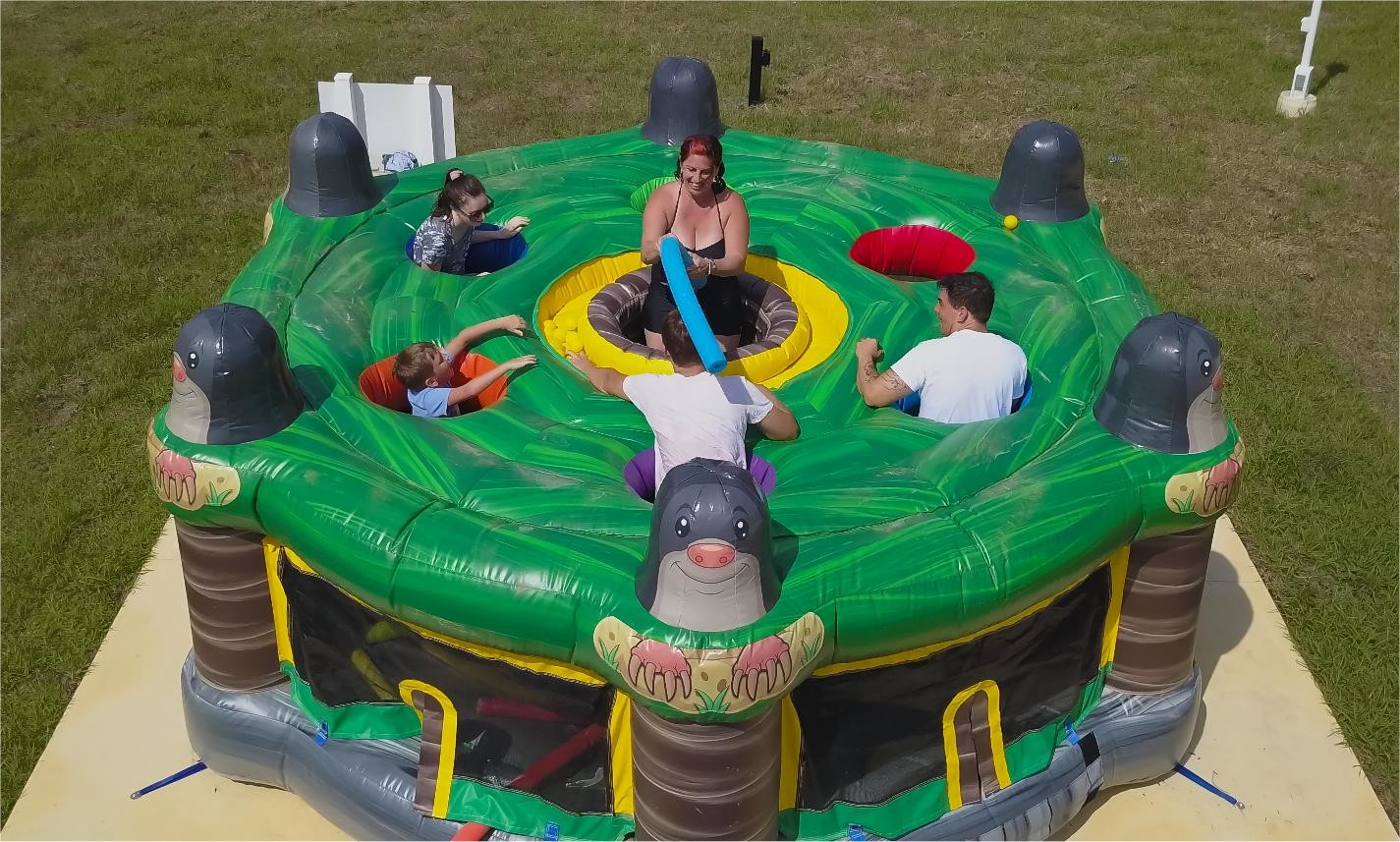 New design inflatable whack a mole machine interactive game for adults and kids inflatable whack a mole game